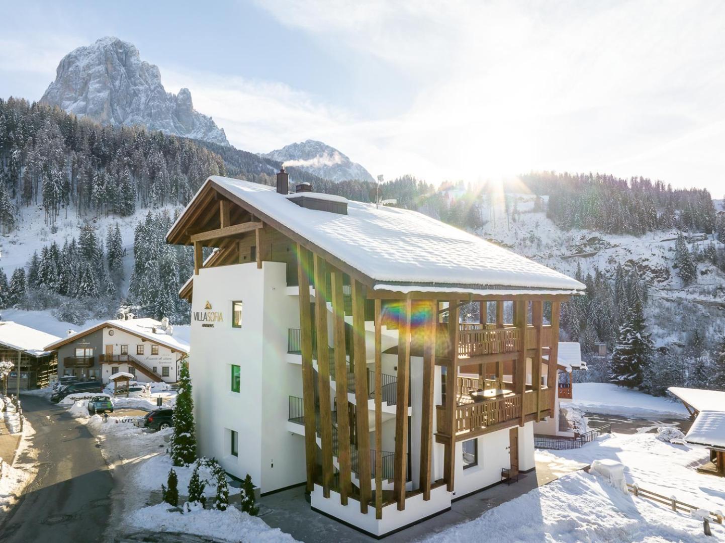 Apartments Villa Sofia Santa Cristina Val Gardena Bagian luar foto